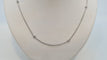 Collier Collier en Or blanc, Diamants 58 Facettes