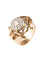 Bague Bague Rétro en or jaune, platine et diamants 58 Facettes