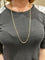 Collier Chaine maille forçat plate 58 Facettes 061771