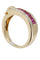 Bague BAGUE GUY LAROCHE RUBIS CALIBRÉS ET DIAMANTS 58 Facettes 039271