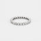 Bague 52 Alliance américaine Or blanc Diamants 0.80ct 58 Facettes 240032