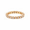 Bague 52 Alliance américaine or jaune diamants 58 Facettes