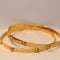 Bracelet 2 Bracelets Or jaune Fleurettes 58 Facettes 11191C