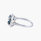 Bague 55 Bague style Art Déco Saphirs Diamants 58 Facettes