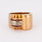 Bague 48 Bague Tank Diamants Rubis 58 Facettes