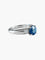 Bague Bague Saphir rond et Diamants 58 Facettes