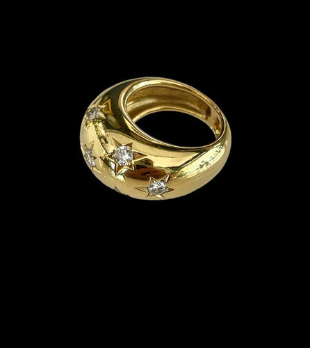 Bague 50 CHAUMET - Bague étoile Diamants 58 Facettes 1157436
