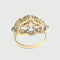Bague Bague design Art Déco des années 1930 en or et platine avec diamants 58 Facettes Q951A (909)