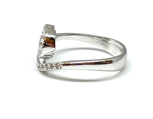 Bague Bague tourbillon or blanc diamants 58 Facettes
