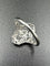 Bague 53 Bague Art-Deco en platine et diamants 58 Facettes