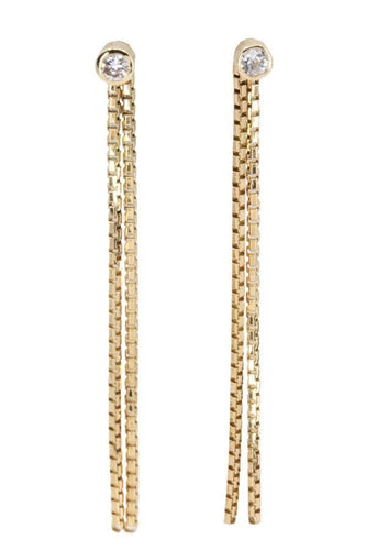 Boucles d'oreilles BOUCLES D'OREILLES PENDANTES DIAMANTS 58 Facettes 054741