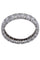 Bague 52 ALLIANCE DIAMANTS EN PLATINE 58 Facettes 061221