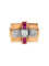 Bague Bague Tank Or Rose Diamants vers 1940 58 Facettes