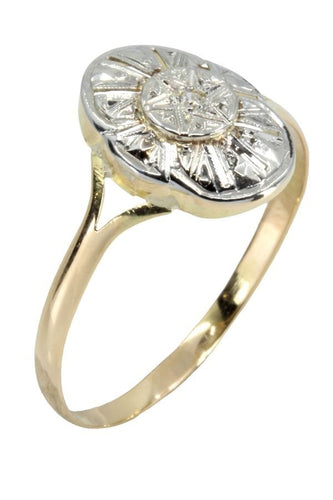 Bague BAGUE ART-NOUVEAU DIAMANT 58 Facettes 049291