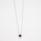 Collier Collier or blanc, saphir cabochon 58 Facettes HS13569