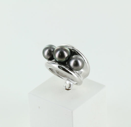 Bague Bague POIRAY "Fidji" perles de Tahiti 58 Facettes