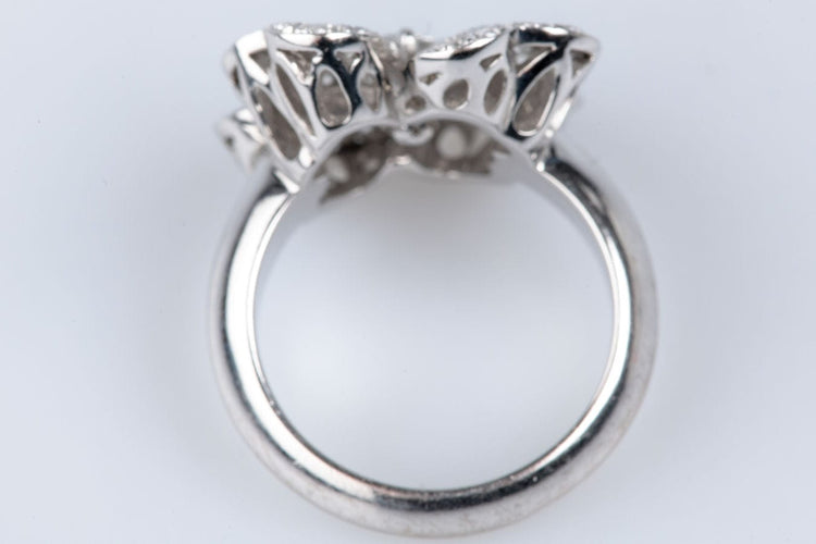 Bague 50-51 Van Cleef & Arpels - Bague "Cosmos" Or Blanc Diamants 58 Facettes BG-VANCLE4TR-104