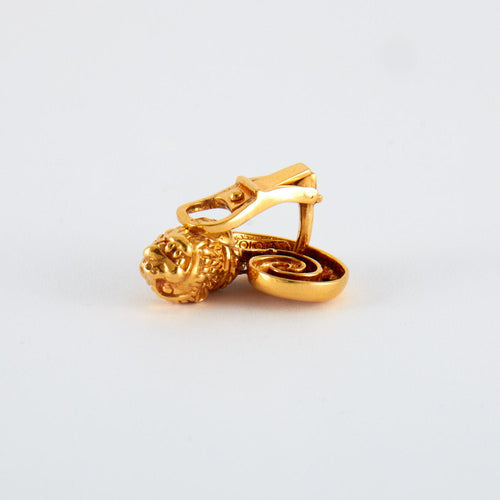 Boucles d'oreilles ZOLOTAS - Clips d'oreilles Chimères Or et Diamants 58 Facettes
