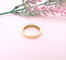 Bague 54 Demi Alliance Diamants 0,70 carat Or Jaune 58 Facettes AA 1612