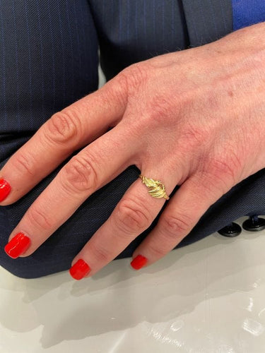 Bague 56 BAGUE MODERNE COLOMBES ET DIAMANTS 58 Facettes 048471