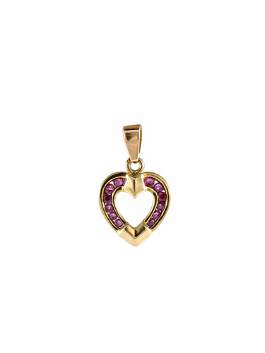 Pendentif Pendentif Or Jaune Rubis 58 Facettes