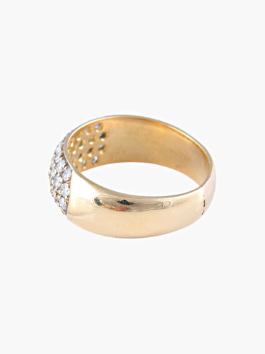 Bague 61 Bague Jonc Diamants 58 Facettes
