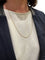 Collier CHAINE MAILLE FORÇAT DIAMANTÉE 58 Facettes 050811