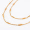Collier Sautoir Filigrane chaîne 58 Facettes