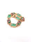 Bracelet Bracelet diamants, émeraudes, saphirs, rubis et jade vert 58 Facettes
