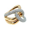 Bague Verdi. Bague 2 ors et diamants 58 Facettes