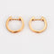 Boucles d'oreilles Créole en Or rose & diamants 58 Facettes