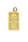 Pendentif PENDENTIF LINGOTIN 5 GRAMMES " LAKSHMI" 58 Facettes 041451