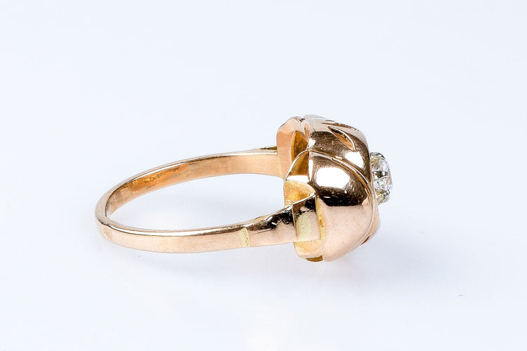 Bague 51 Bague en or jaune 58 Facettes BG316828-55