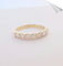 Bague Bague Demi Alliance Diamants Or Jaune 58 Facettes AB 1084
