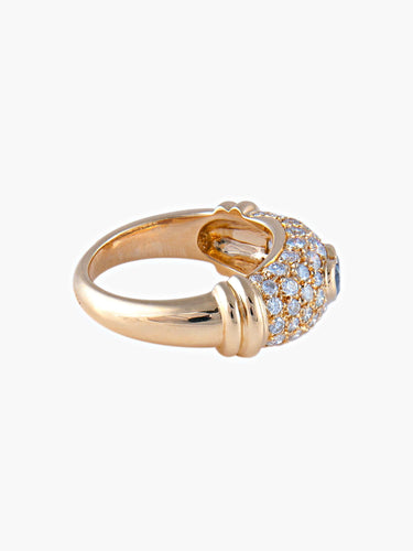 Bague Bague Jonc Saphir coeur 58 Facettes