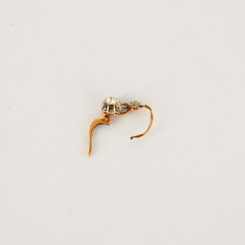 Boucles d'oreilles Boucles d'oreilles dormeuses anciennes Diamants 58 Facettes EL2-95