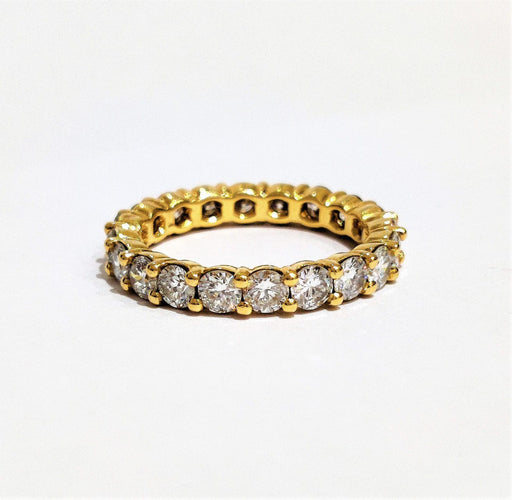 Bague 54 Alliance américaine or jaune diamants 58 Facettes 1-781/1