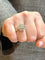 Bague 57 Bague soleil or blanc 18 carats et diamants 58 Facettes