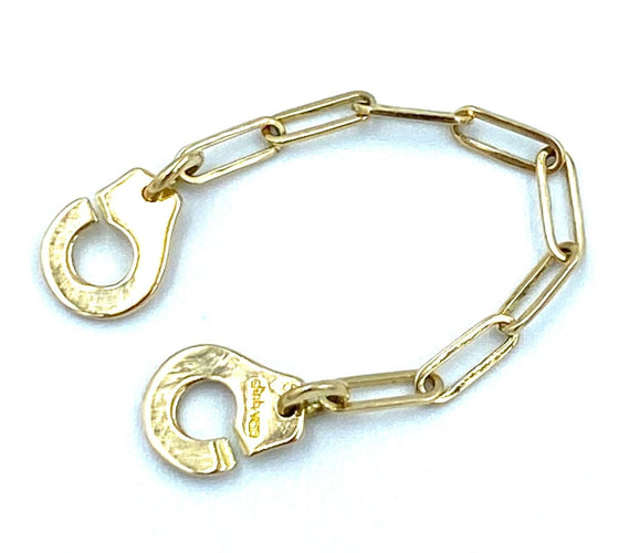 Bague 55 DINH VAN. Bague menottes R7 or jaune 18K 58 Facettes