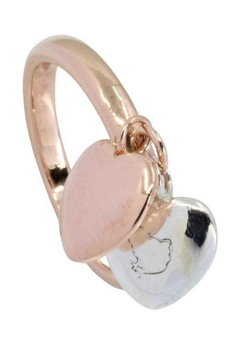 Bague 50 BAGUE COEURS SIGNÉE "DODO" 58 Facettes 040241