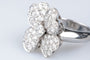 Bague 50-51 Van Cleef & Arpels - Bague "Cosmos" Or Blanc Diamants 58 Facettes BG-VANCLE4TR-104