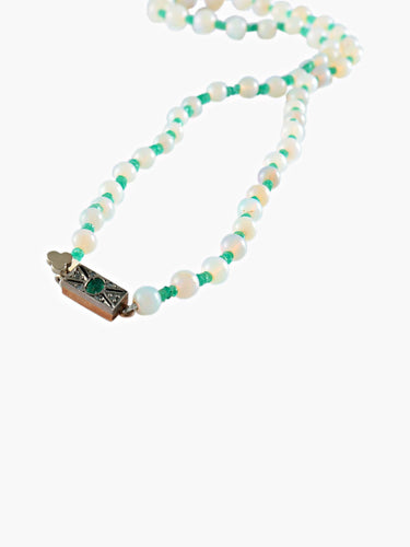 Collier Collier Opales et Emeraudes 58 Facettes 14/172