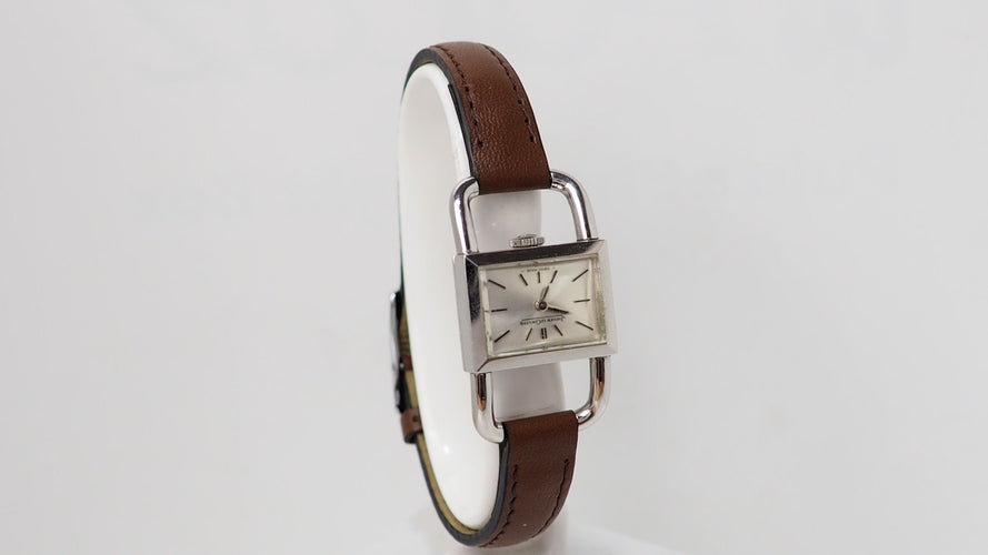 Montre Montre Jaeger LeCoultre Etrier acier 58 Facettes 31863