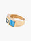 Bague Bague Or Jaune Email saphirs 58 Facettes