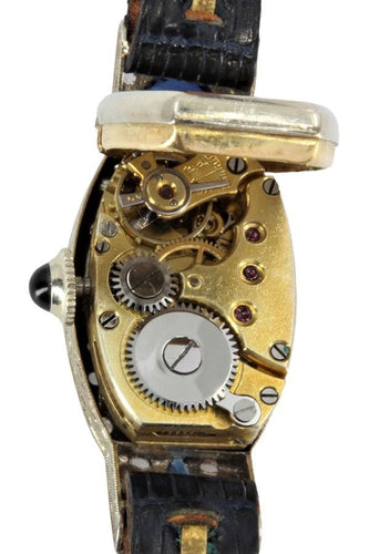 Montre MONTRE ART-DÉCO SAPHIRS ET DIAMANTS 58 Facettes 051061