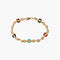 Bracelet Bracelet "grains de café" en or jaune et pierres dures 58 Facettes