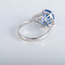 Bague 52 Bague Saphir de Ceylan Diamants 58 Facettes