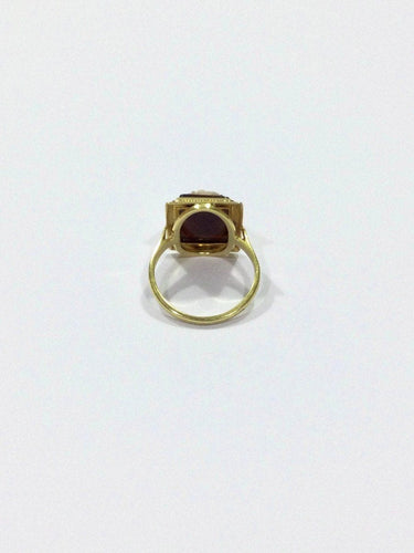 Bague Bague en Or jaune & camée 58 Facettes