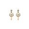 Boucles d'oreilles dormeuses 2 ors Diamants 58 Facettes 230470