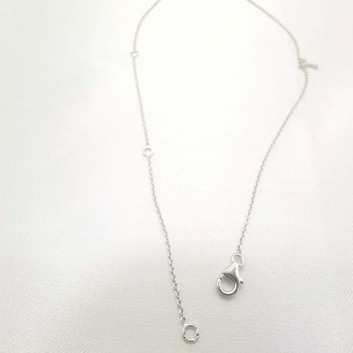 Colliers Collier Pendentif Garel Or blanc Diamants 58 Facettes